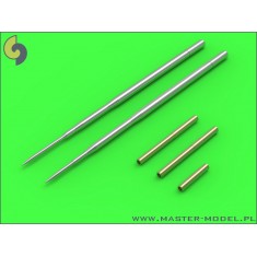 1/32 Mikoyan-Gurevich MiG-17PF (Fresco D) - 23mm Gun Barrels Set & Pitot Tubes