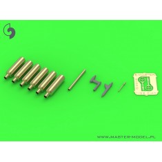 1/32 Curtiss P-40 E-N Detail Set - Browning .50 Blast Tubes, Gunsight and Pitot Tube