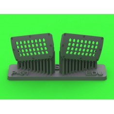1/32 P-51 Mustang Carburettor Air Filter Cover (Standard Holed Type) for Eduard