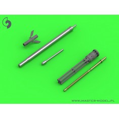 1/35 Mil Mi-24 Hind D/E JakB-12.7 Machine Gun Barrel and DUAS Probe