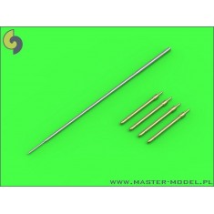 1/48 Mikoyan MiG-19PM (Farmer E) - Missile Rails Nose Parts (4pcs) & Pitot Tube
