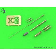 1/48 Boeing AH-64 Apache M230 Chain Gun Barrel (30mm), Pitot Tubes and Tail Antenna