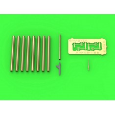 1/48 P-47 Thunderbolt Details set - Browning .50 Blast Tubes, Gunsight and Pitot Tube