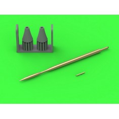 1/48 SEPECAT Jaguar A Pitot Tube with Resin Adaptor and AOA Probe for Kitty Hawk Kit