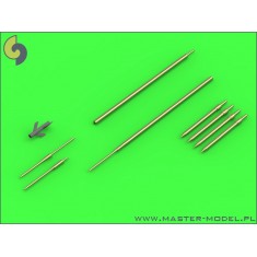 1/72 Soviet Sukhoi Su-9 Fishpot / Su-11 Fishpot-C Pitot Tubes and Missile Rails Heads