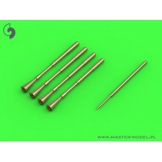 1/72 Douglas A-1 Skyraider 20mm Cannon Turned Barrels with Flash Hiders and Pitot Tube