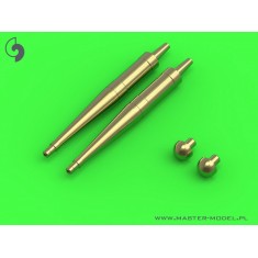 1/72 Spitfire Mk.VIII/IXc - Hispano 20mm Turned Brass Cannons in Fairings for Eduard kit
