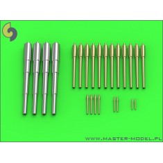 1/350 Russian Tsesarevich Armament 305mm (4),152mm (12),75mm (4),45mm (2),37mm (2) Barrels