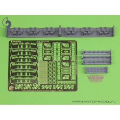 1/350 USN 40mm/56 Bofors Quadruple Mount Ver.3 with Mk-51 Director (6pcs)