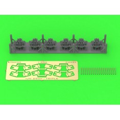 1/350 IJN Type 96 25mm Triple Mount Early with Open Ring Sights (6pcs)
