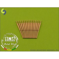 1/400 British 4in/45 (10.2 cm) QF HA Marks XVI Barrels (14pcs)