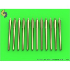 1/700 USN 14in/50 (35.6 cm) Barrels (12pcs) for Turrets with Blastbags for BB-40/BB-43