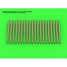 1/700 IJN 14cm/50 (5.5in) 3Rd Year Type Barrels for Turrets without Blastbags (20pcs)