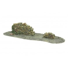 1/35 Broken Wall (2pcs, large: 7 x 3cm, small: 2.5 x 1.5cm)