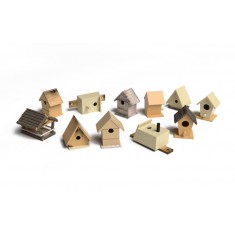 1/35 Birdhouses (11pcs in 4 different types) & Feeder House