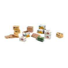 1/35 Cardboard Boxes - Beer (36pcs in 5 different designs)