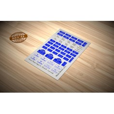 1/35 French Street Name Signs A Decals (water slide)