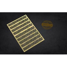 4mm UPPERCASE Letters (1 A6-sized photo-etch sheet)  for All scales