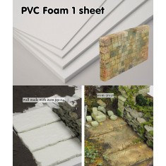 PVC Foam - Thickness: 5mm (0.20"), Size: 25 x 17.5 cm (9.84 x 6.89")