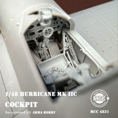 1/48 Hurricane Mk.IIc Cockpit set for Arma Hobby kit
