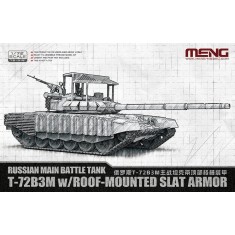 1/72 Russian T-72B3M Main Battle Tank with Roof-Mounted Slat Armour
