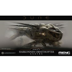 Dune Harkonnen Ornithopter (wingspan 173mm, length 88mm)