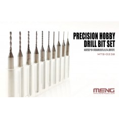 Precision Hobby Drill Bits Set (0.4-1.3mm) for #MTS023