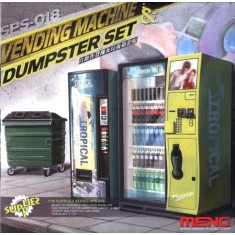 1/35 Vending Machine and Dustbin Set