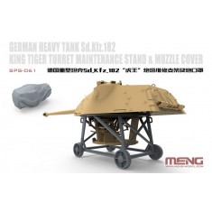1/35 German Heavy Tank SdKfz 182 King Tiger Turret Maintenance Stand & Muzzle Cover