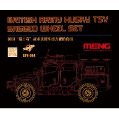 1/35 British Army Husky TSV Sagged Wheel Set (2 front & 2 rear)