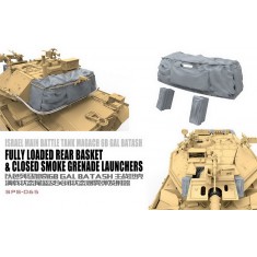 1/35 Israel Magach 6B GAL Batash Loaded Rear Basket & Closed Smoke Grenade Launchers