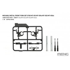 1/9 Kawasaki Ninja Movable Metal Front Fork Set for Meng Models MT-011/MT-012 Kits
