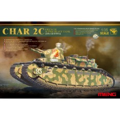 1/35 WWI French Char 2C Heavy Super Heavy Tank #TS-009