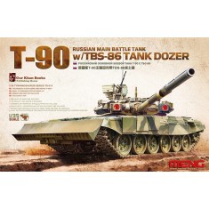 1/35 T-90A Russian Main Battle Tank (MBT) w/TBS-86 Tank Dozer