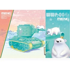 World War Toons - Kliment Voroshilov KV-2 Tank w/Bear Figure (snap-fit)