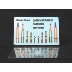 1/48 Spitfire Mk.I-Mk.IX Seatbelts 3D Decals