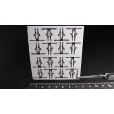 1/48 UH-60 Black Hawk Cabin Seatbelt Decals for 15 Seats