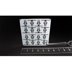 1/72 UH-60 Black Hawk Cabin Seatbelt Decals 15 Seats