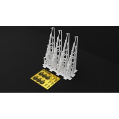 1/32 7.62 mm ShKAS Aircraft Machine Gun (4pcs)