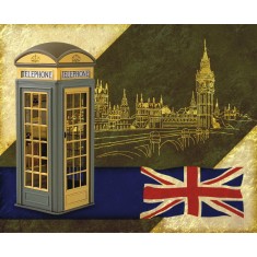 1/35 Telephone Box Kiosk No.2 (resin, PE, film & posters)