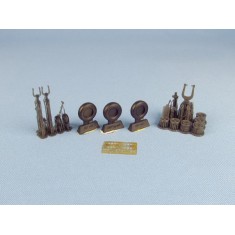1/48 Hawker Siddeley Harrier GR Mk.7/9 Landing Gears w/Wheels for Hasegawa kits