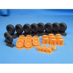 1/48 Rockwell B-1B Lancer Wheels for Revell kits