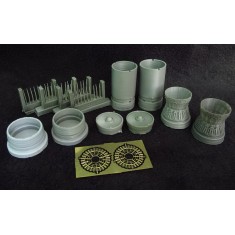 1/48 McDonnell Douglas F-15 Jet Nozzles (opened) for Revell/Great Wall Hobby kits