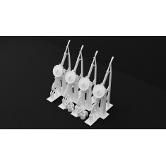 1/48 Vickers K Aircraft Machine Gun (4pcs)