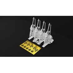 1/48 Vickers F Aircraft Machine Gun (4pcs)