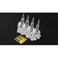 1/48 7.62 mm Degtyaryov DA Aircraft Machine Gun (4pcs)