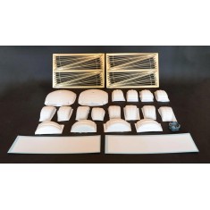 1/48 MiG-25/MiG-31 High-Speed Ribbon Brake Parachute Set