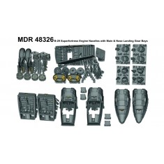 1/48 B-29 Superfortress Wheel Bays and Landing Gear for Revell/Monogram Kit