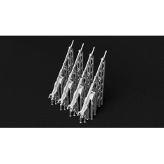 1/48 Soviet Berezin UBT 12.7mm Aircraft Turret Machine Guns (4pcs)