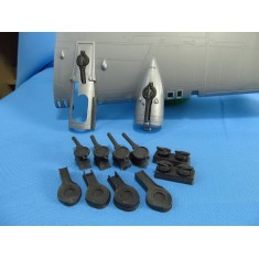 1/48 Boeing B-17 Flying Fortress Turbochargers Set for Revell/Monogram kits